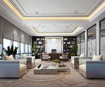 New Chinese Style Manager's Office-ID:325831561