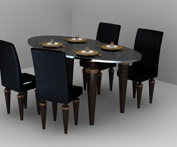 European Style Dining Table And Chairs-ID:856921955
