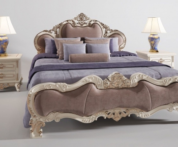 European Style Double Bed-ID:857172558