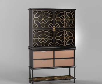 New Chinese Style Side Cabinet/Entrance Cabinet-ID:833189884