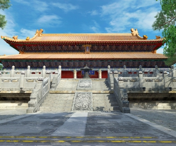 Chinese Style Ancient Architectural Buildings-ID:867622678
