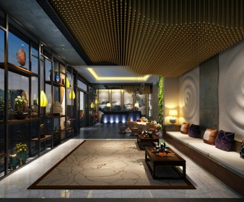 New Chinese Style Lobby Hall-ID:276939521