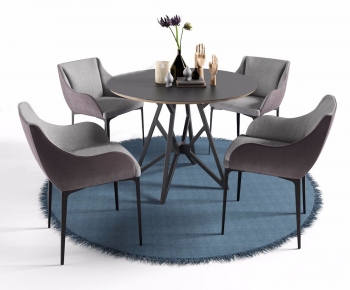 Nordic Style Dining Table And Chairs-ID:470816877