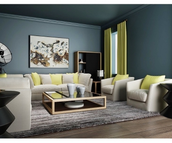 Modern A Living Room-ID:546828649
