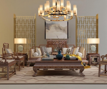 Chinese Style Sofa Combination-ID:512318776