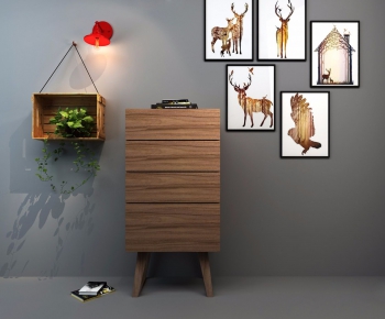 Nordic Style Chest Of Drawers-ID:504670429