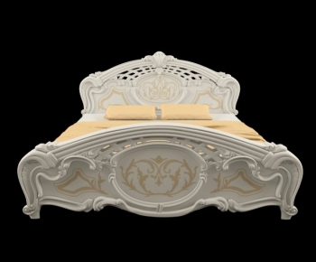 European Style Double Bed-ID:672500573