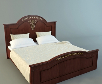 European Style Double Bed-ID:460407879