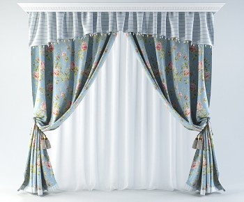Idyllic Style Simple European Style The Curtain-ID:963036133