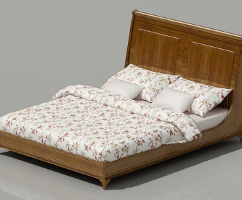 Modern Double Bed-ID:146371158