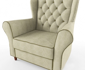European Style Single Sofa-ID:400472831