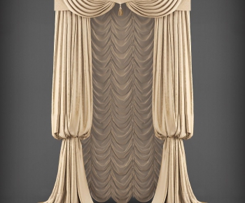 Simple European Style The Curtain-ID:345076337