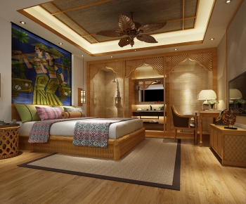 Southeast Asian Style Guest Room-ID:302749541