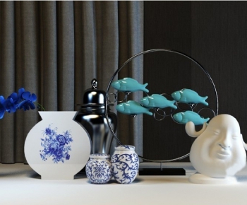 Modern New Chinese Style Decorative Set-ID:715125453