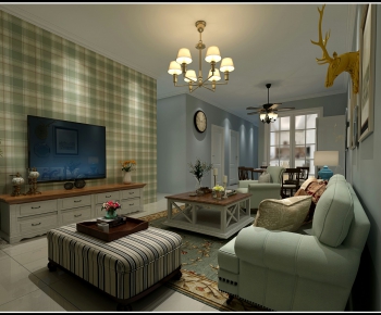 American Style A Living Room-ID:233294699