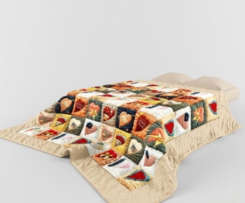 Modern Double Bed-ID:920719415