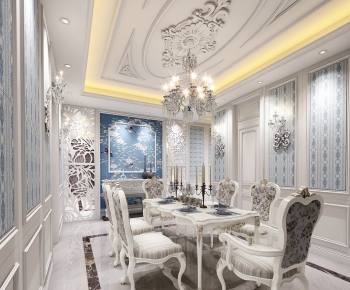 European Style Dining Room-ID:908420629