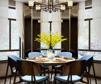 New Chinese Style Dining Room-ID:897346114