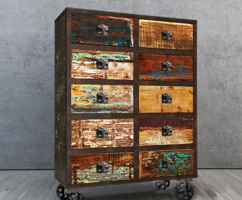 Industrial Style Shoe Cabinet/drawer Cabinet-ID:600568455