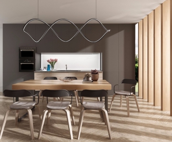 Nordic Style Dining Room-ID:557730954