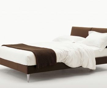 Modern Double Bed-ID:693810743