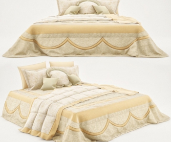 Modern Double Bed-ID:833983791