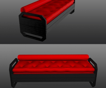 European Style Three-seat Sofa-ID:550312557