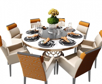 Modern Dining Table And Chairs-ID:256969622