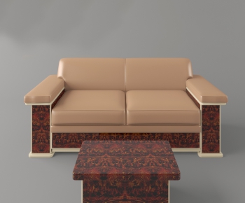 Simple European Style A Sofa For Two-ID:362745496