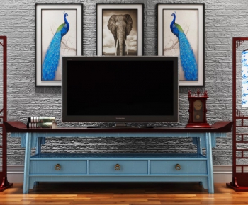 New Chinese Style TV Cabinet-ID:980929441