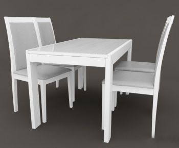 Modern Dining Table And Chairs-ID:394109313