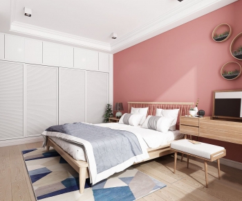 Nordic Style Bedroom-ID:136420768