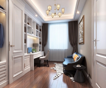 Simple European Style Study Space-ID:587556428