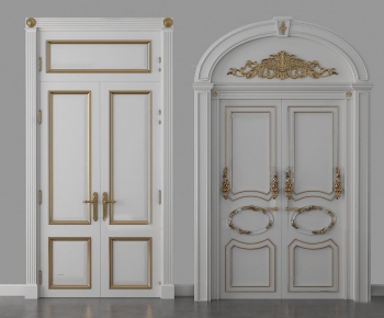 European Style Solid Wood Door-ID:684125221