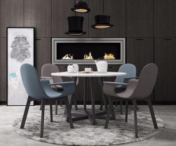 Nordic Style Dining Table And Chairs-ID:474264683