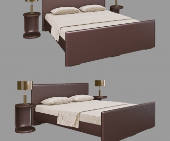 Modern Double Bed-ID:560753242