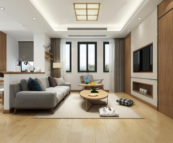 Japanese Style A Living Room-ID:543092466