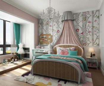 American Style Girl's Room Daughter's Room-ID:303015143