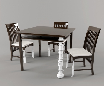 European Style Dining Table And Chairs-ID:559196833