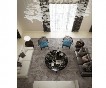 Modern A Living Room-ID:484549457