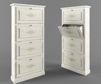 Idyllic Style Simple European Style Shoe Cabinet/drawer Cabinet-ID:489125525