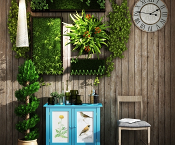 Modern Nordic Style Plant Wall-ID:142326514