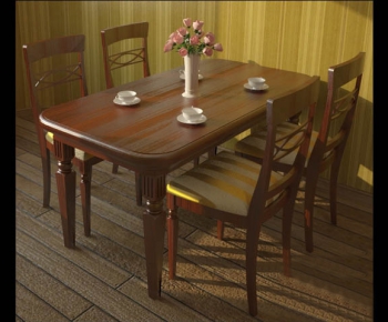 Modern Dining Table And Chairs-ID:300994935