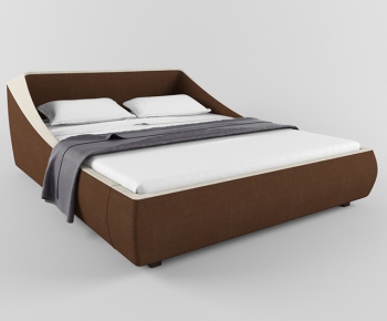 Modern Double Bed-ID:519290793