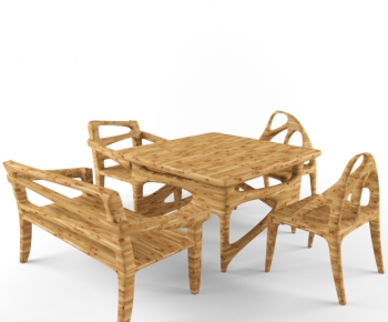 Modern Dining Table And Chairs-ID:620360794