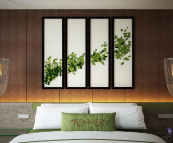 New Chinese Style Bedroom-ID:636344537