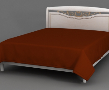 European Style Double Bed-ID:197842558