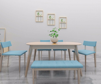 Modern Dining Table And Chairs-ID:380245633