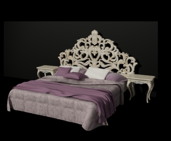 European Style Double Bed-ID:719444577