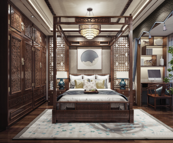 Chinese Style Bedroom-ID:589343972
